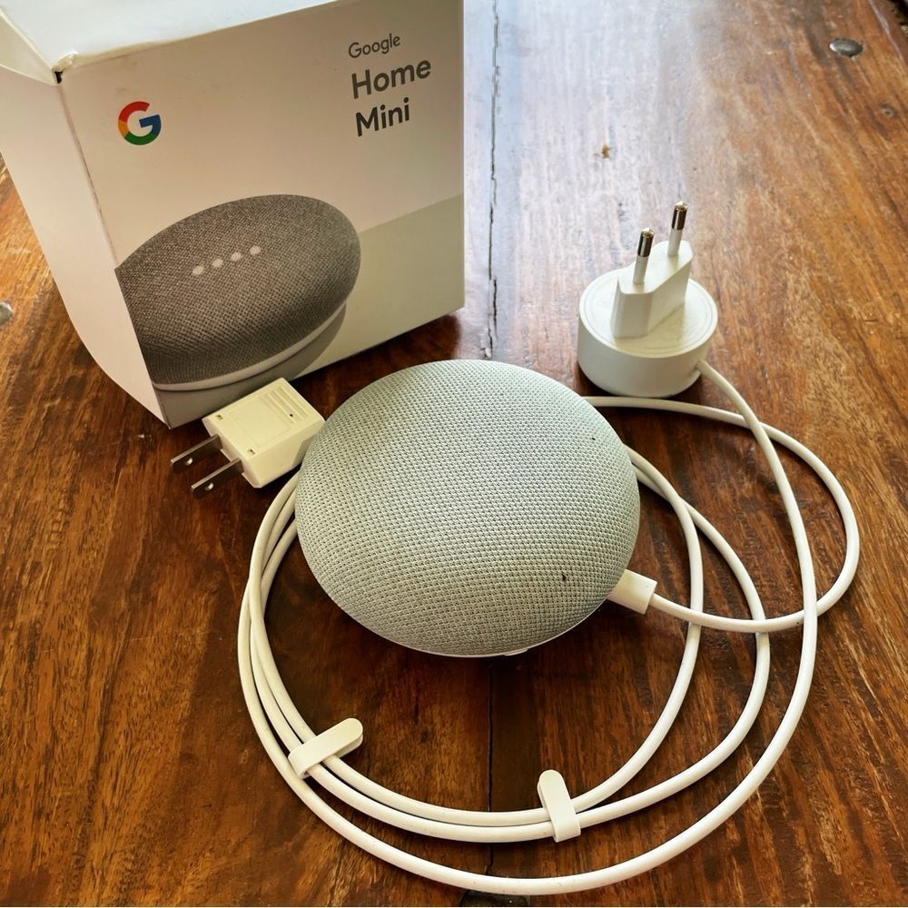 Google Nest Mini in Light Gray with Box